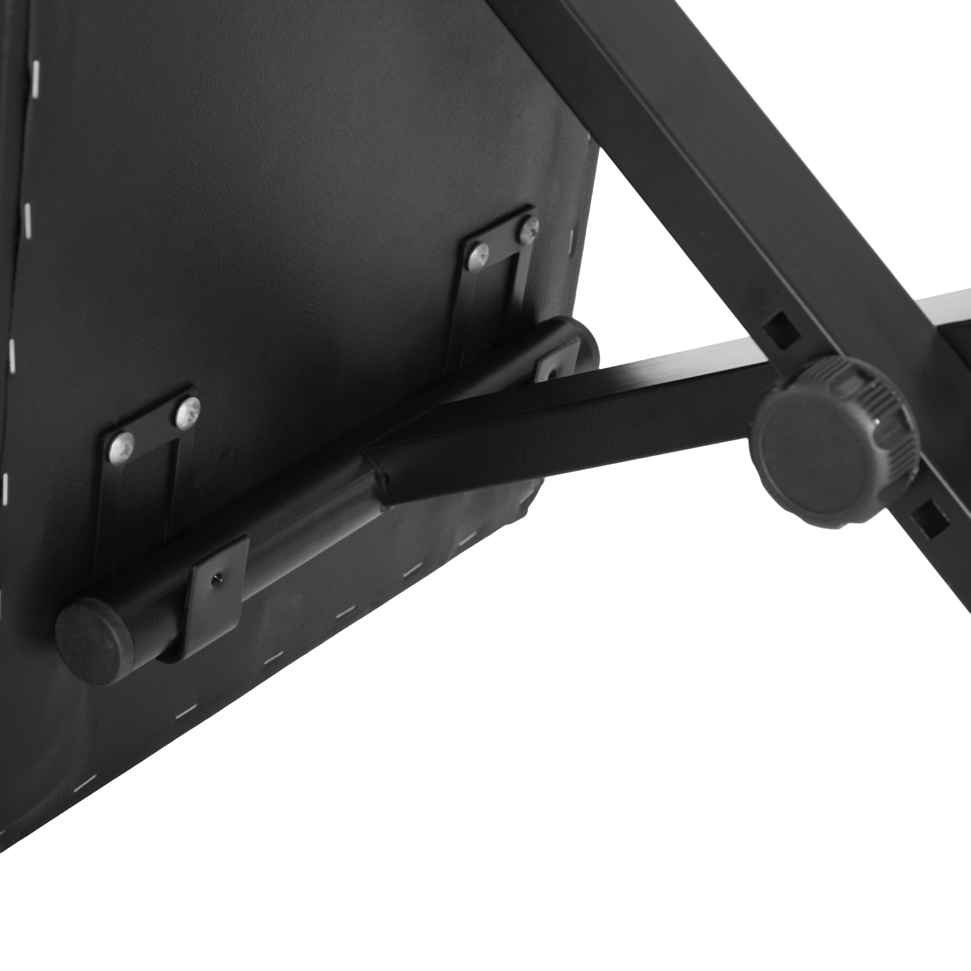 Klavierhocker Höhenverstellbar Klavierbank, X-förmiger Pianobank mit Kunstleder Kissen Klappbare Klavierstuhl für Piano Keyboard 39 x 29 x 37-47 cm Schwarz