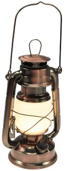 LED Camping Laterne "CT-CL Copper" / ØxH 12x23,5cm, 4x AA, warmweiß, dimmbar