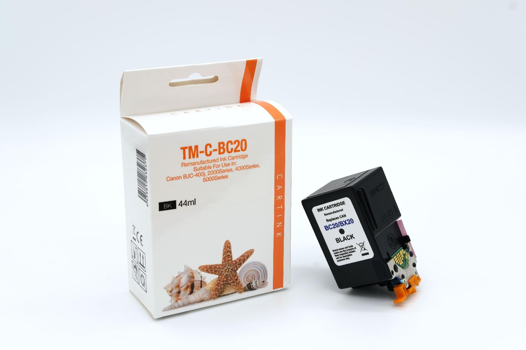 BC20 Refill Tinte black für Canon / 0895A002 /BX20 / 44ml BC20 Refill Tinte black für Canon / 0895A002 /BX20 / 44ml