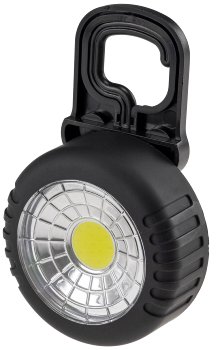 LED Arbeitsleuchte mit Magnet "COB 100", 3x AAA Batterie, Haken, 75x35mm, 6000k