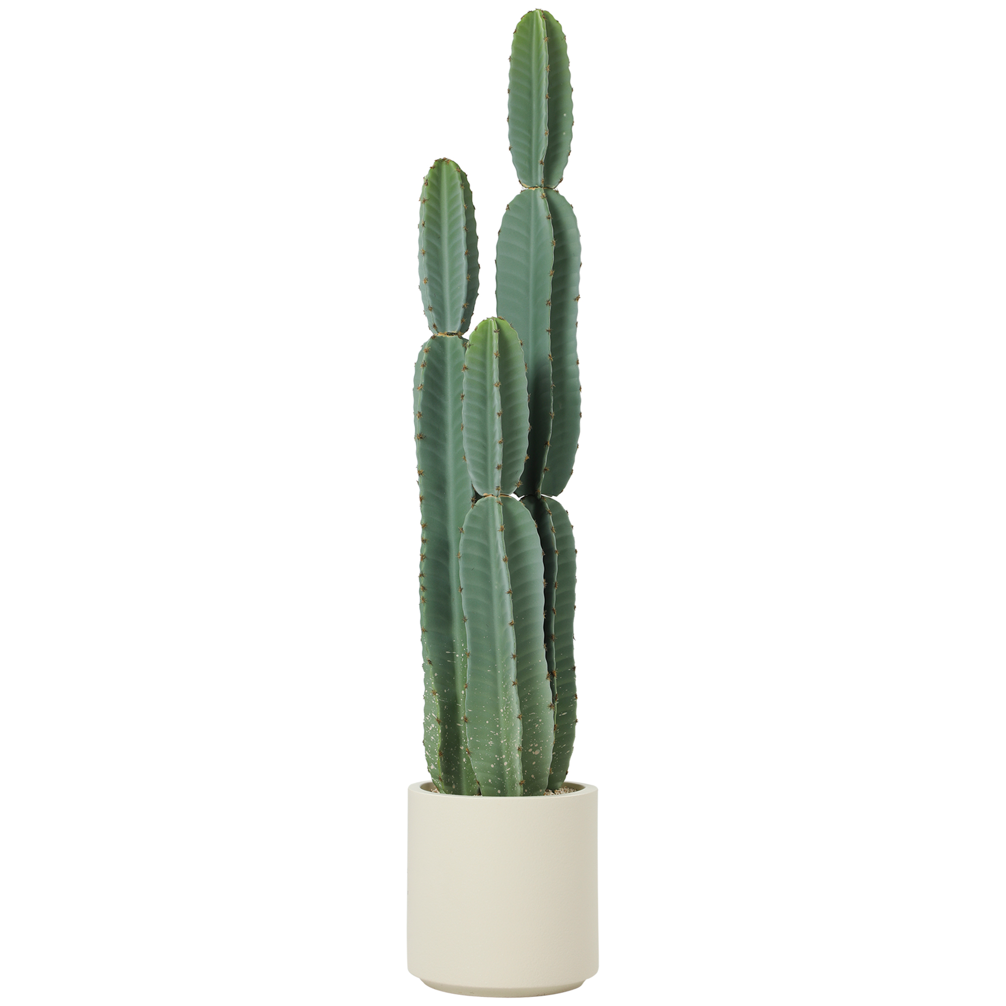 Kunstpflanze Kaktus Pflanzen groß 111 cm künstliche Pflanzen im Topf für Büro Wohnzimmer