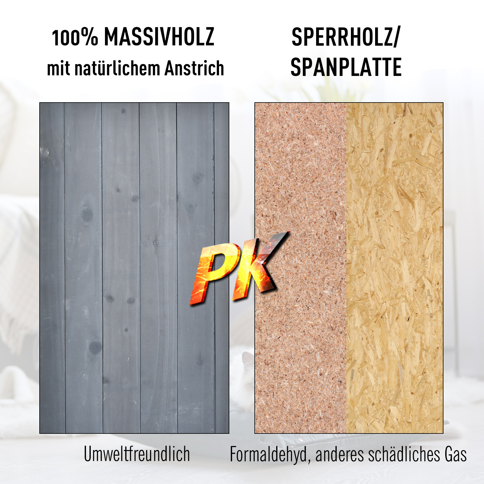 Katzenhaus für Draußen 2-stöckiges Katzenhaus aus Tannenholz, wetterfest Katzenhütte mit Asphaltdach, Grau, 59 x 55 x 109 cm
