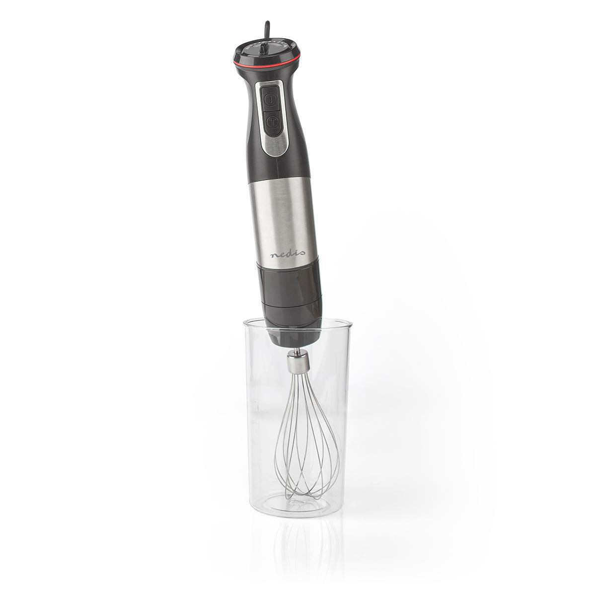 Stabmixer | 800 W | Geschindigkeitseinstellung: Variable Geschwindigkeitskontrolle | Hubschrauber | Aluminium / schwarz