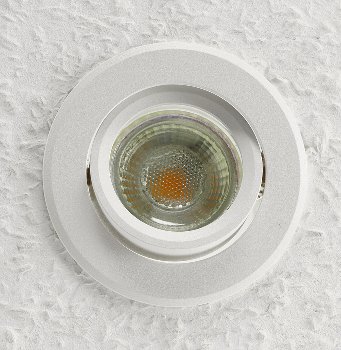 Einbaustrahler "CTE-84R WS" Rund Ø84mm, Einbau Ø68mm, neigbar, Clip Ring