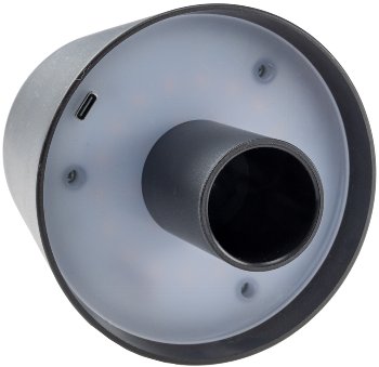 LED Akku Flaschenleuchte, warmweiß, USB-C, ØxH 10x12cm