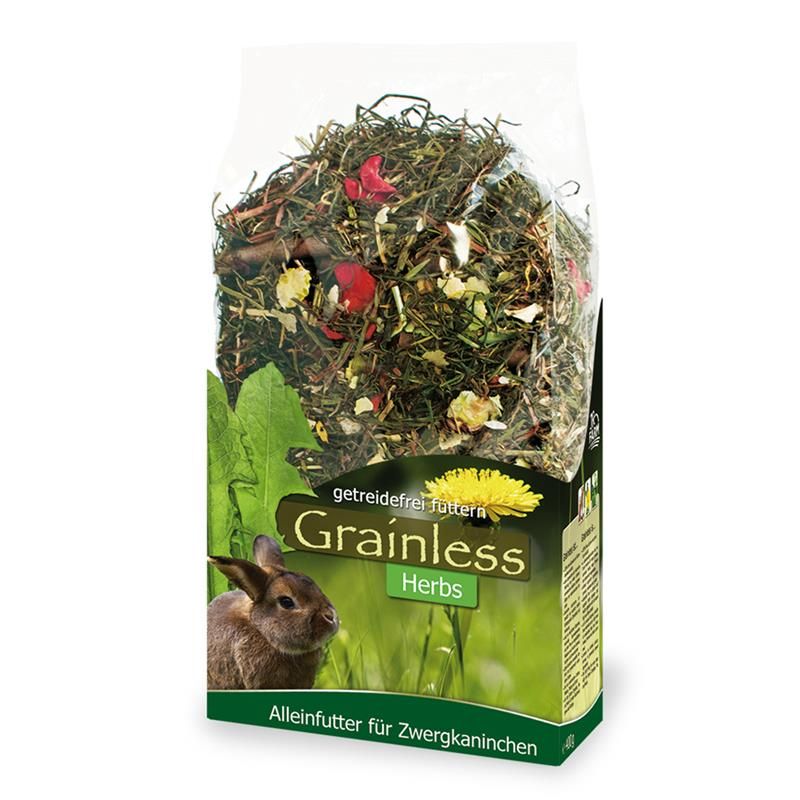 JR Farm Grainless Herbs Zwergkaninchen 400 g JR Farm Grainless Herbs Zwergkaninchen 400 g