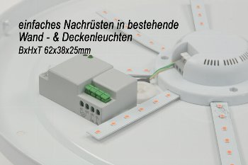 HF Bewegungsmelder "CBM extend" 230V / 180/360°, zur Nachrüstung in Leuchten