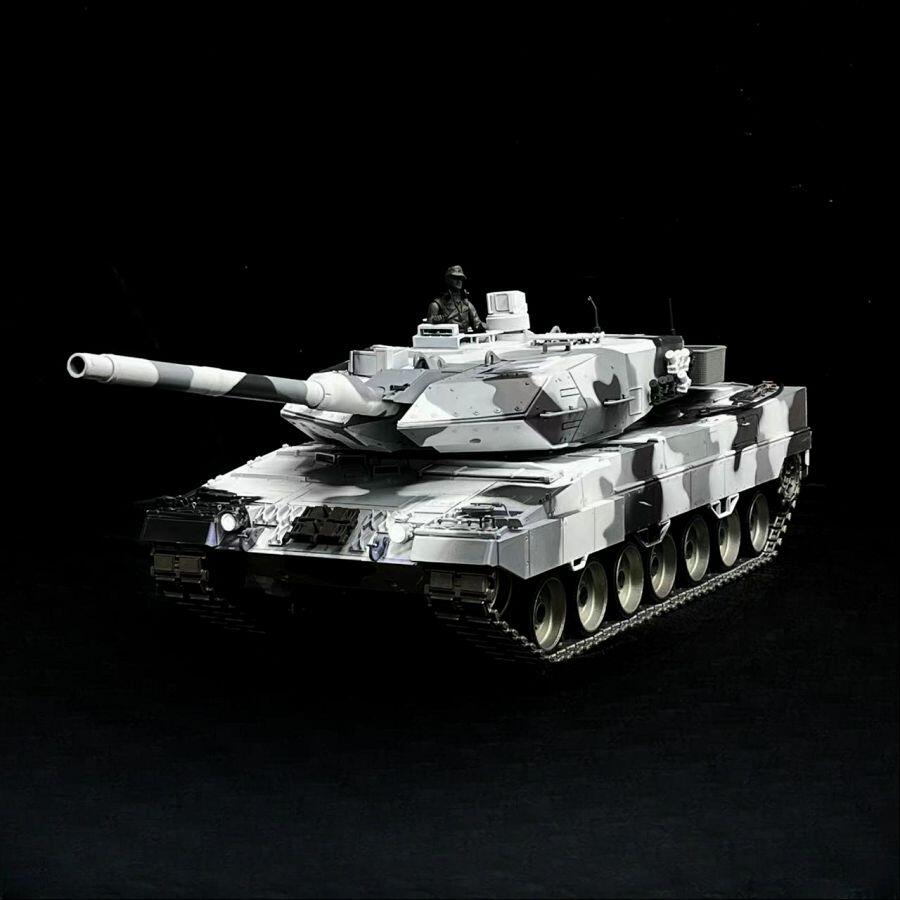 RC Panzer "Leopard 2A6" - Metallgetriebe - Schneetarn