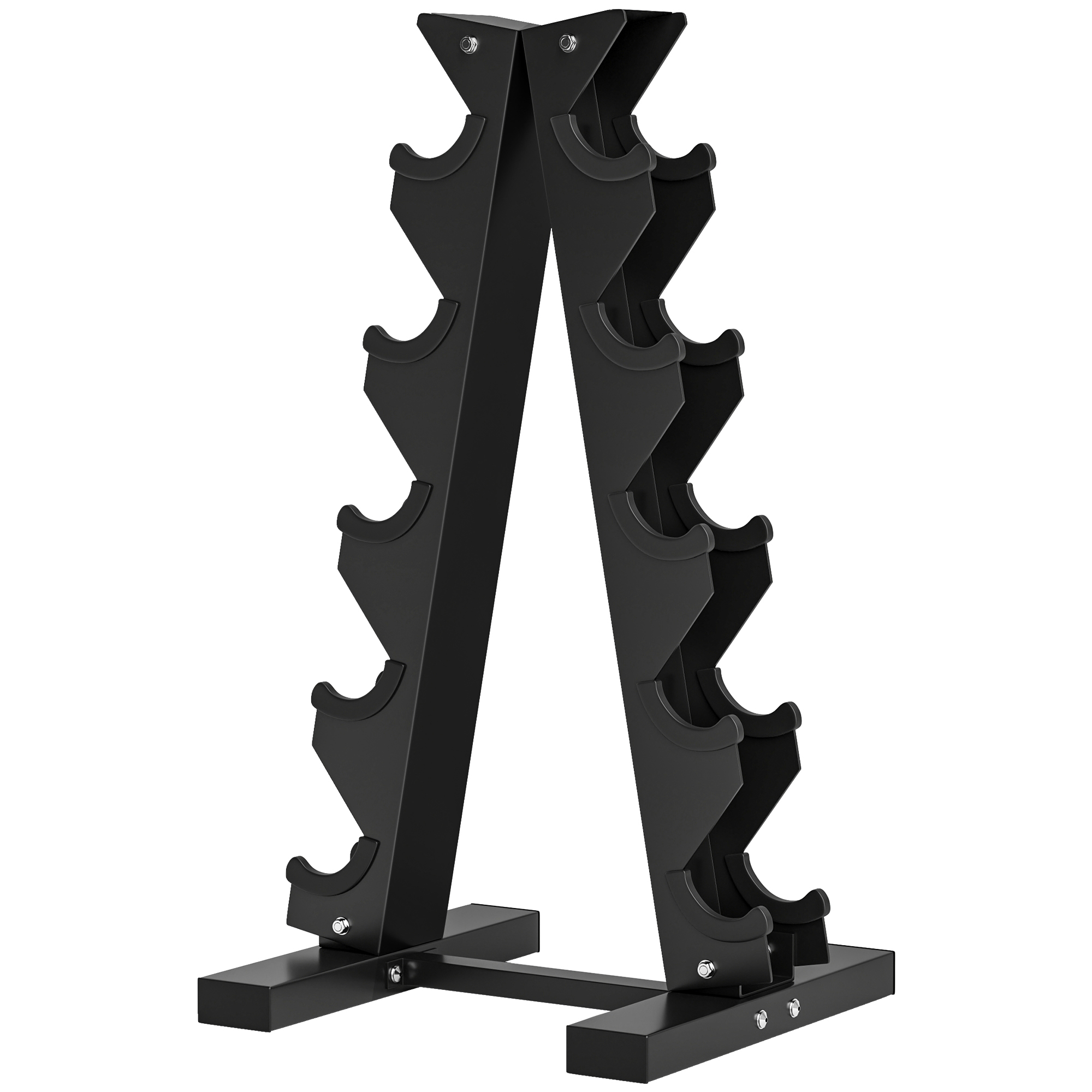 Hantelständer für 10 Kurzhanteln, 5 Ebenen, stabiles Stahlgestell, bis 100 kg, schwarz, 66 x 35 x 33 cm Hantelständer für 10 Kurzhanteln, 5 Ebenen, stabiles Stahlgestell, bis 100 kg, schwarz, 66 x 35 x 33 cm