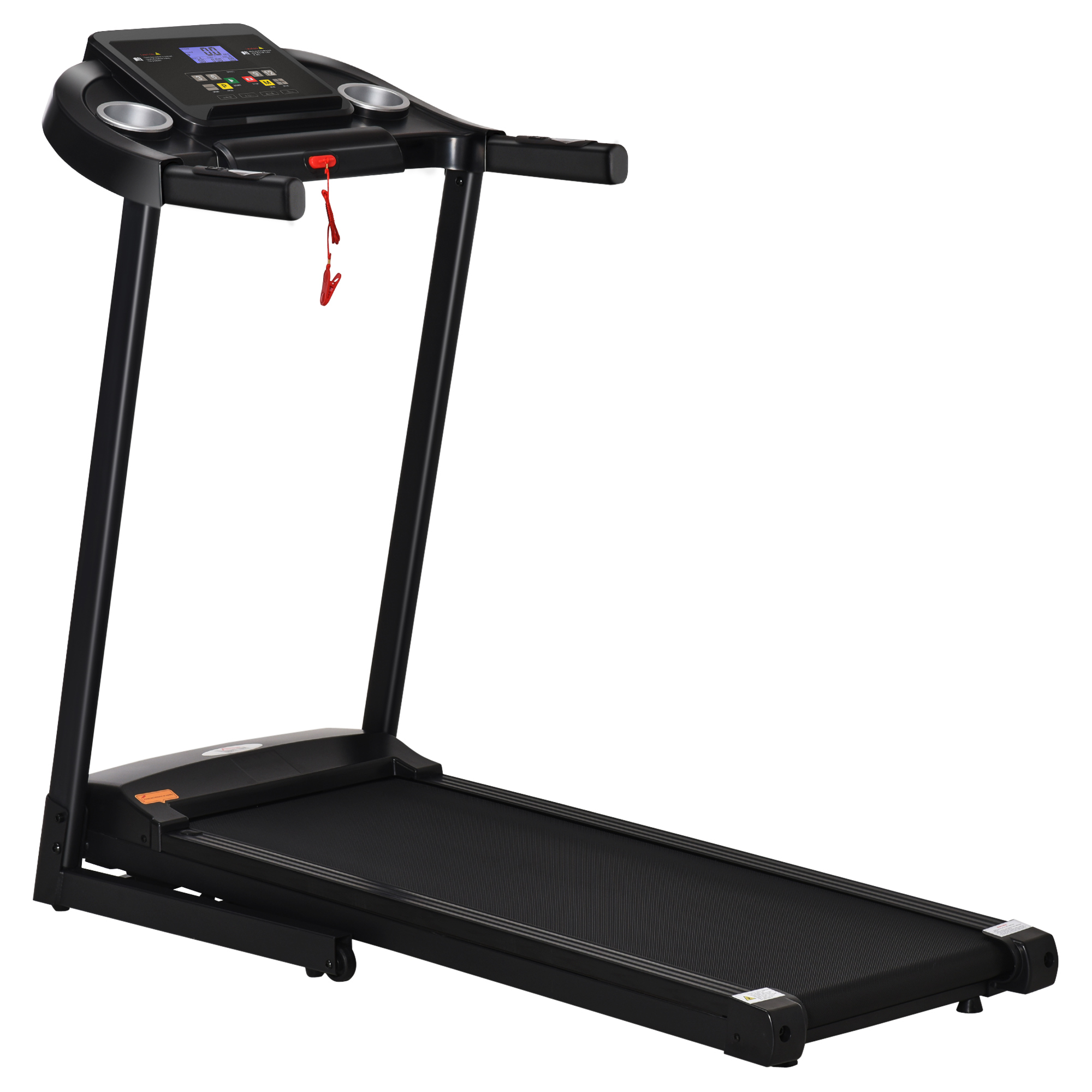 Laufband Klappbar elektrisch 500 W 1-12 km/h LED-Display Getränkehalter und Handyhalterung sehr gut geeignet für Home Gym Indoor Fitness Schwarz 134 x 60 x 118 cm Laufband Klappbar elektrisch 500 W 1-12 km/h LED-Display Getränkehalter und Handyhalterung sehr gut geeignet für Home Gym Indoor Fitness Schwarz 134 x 60 x 118 cm