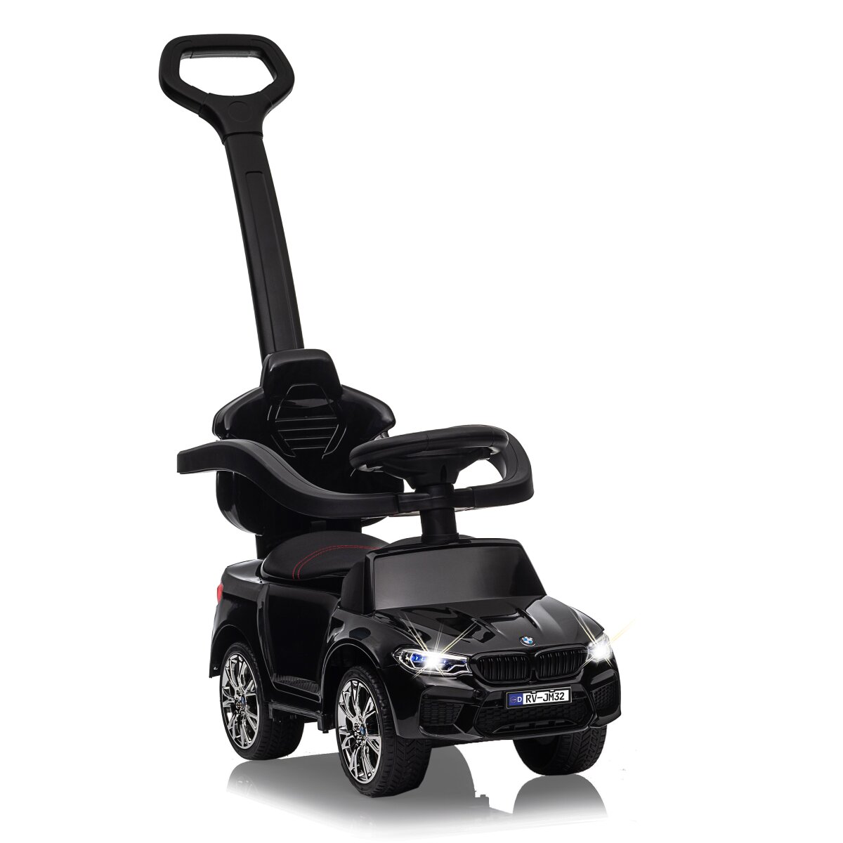 Rutscher BMW M5 schwarz 2in1 mit Schubstange