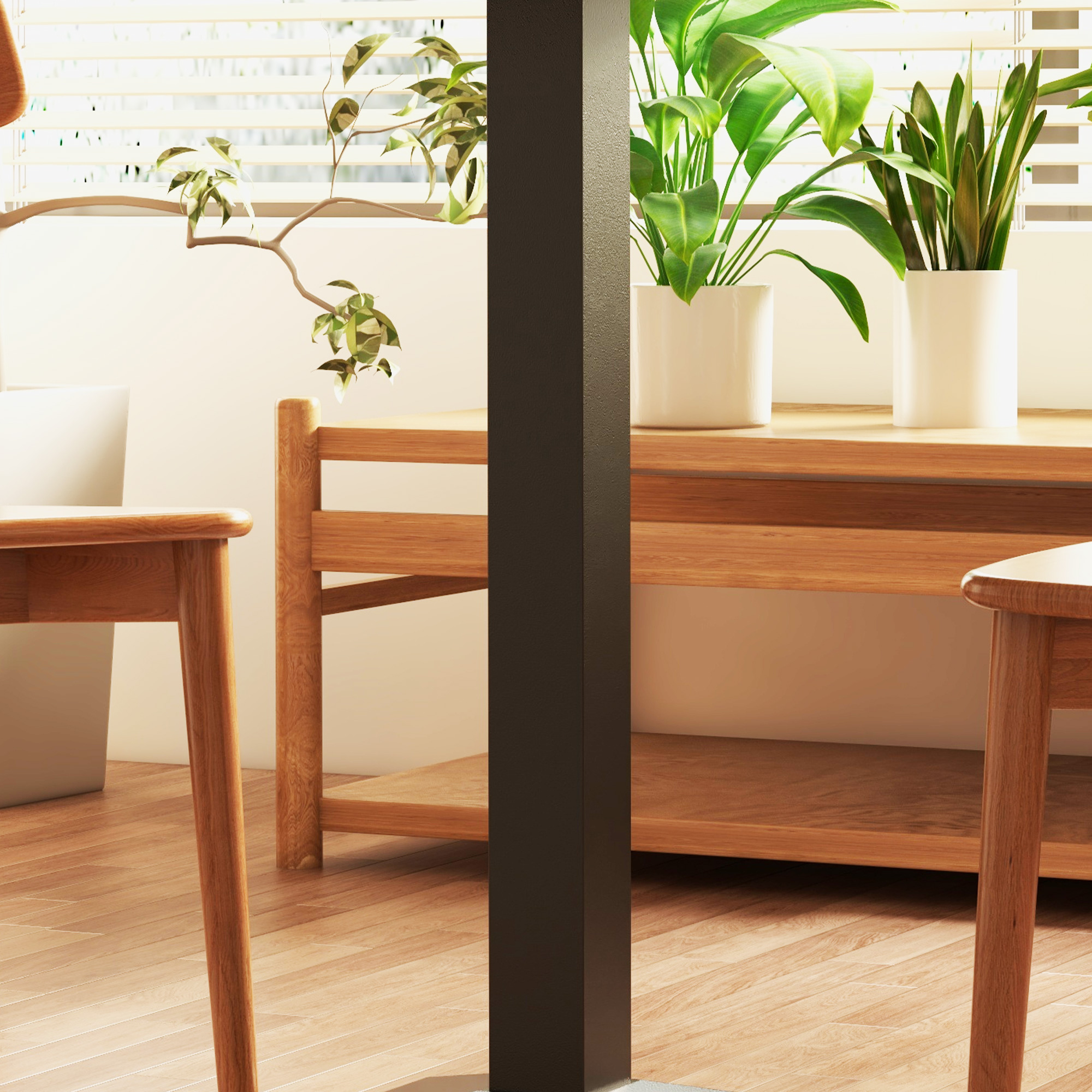 Esstisch Quadratischer Küchentisch für 2 Personen Esszimmertisch mit Holzoptik Stahlbasis 70 x 70 x 75 cm Dunkelbraun