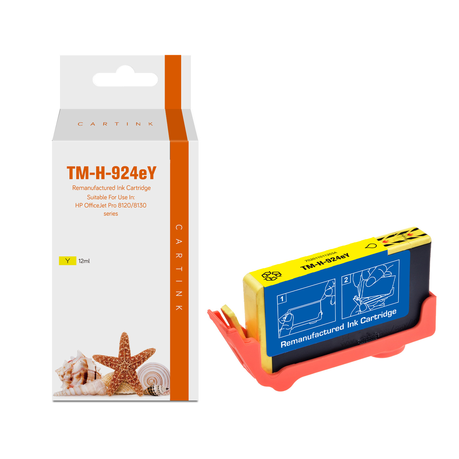 924eY Refill Tinte gelb für HP / 4K0U9NE / 800 Seiten 924eY Refill Tinte gelb für HP / 4K0U9NE / 800 Seiten