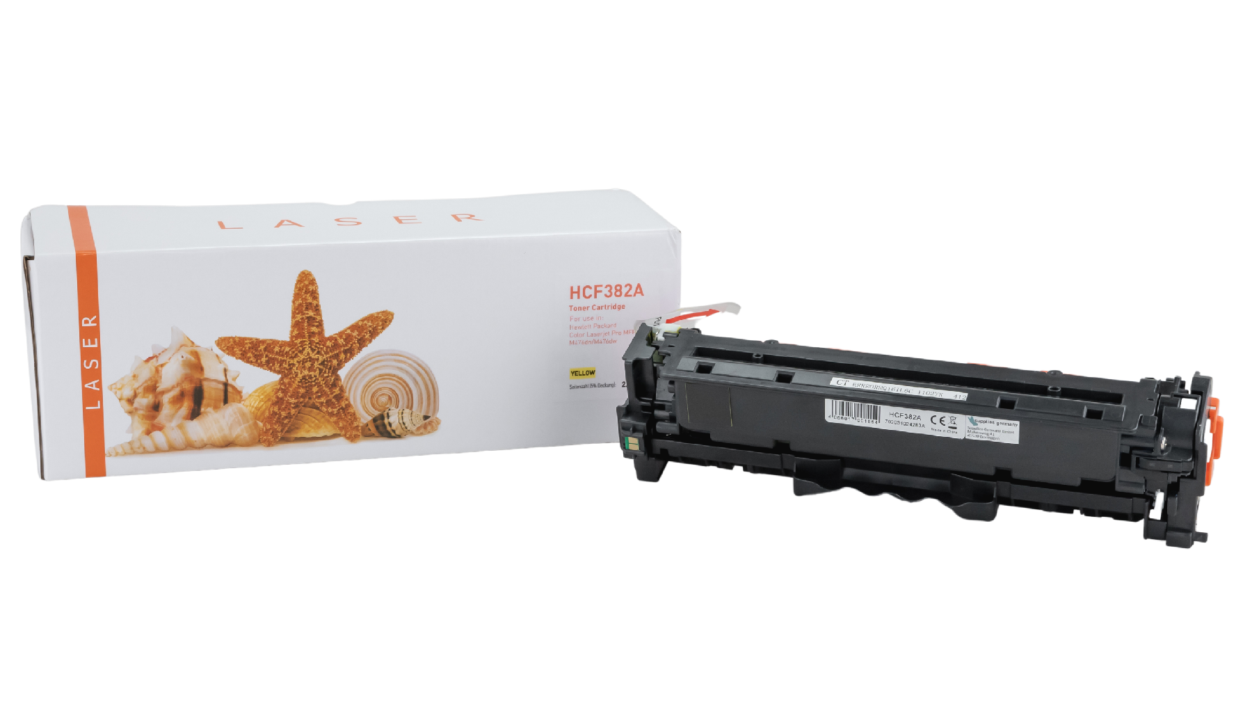 CF382A alternativ Toner yellow für HP / CF382A / 312A / 2.700 Seiten