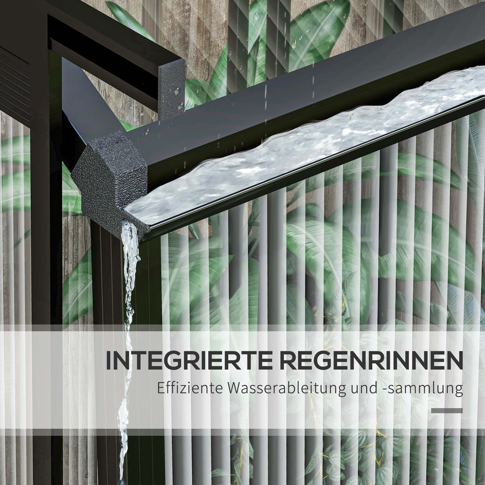 Gewächshaus Treibhaus Frühbeet, wetterbeständig, 192 x 131 x 203 cm, Schwarz