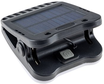 LED Solar Klemmleuchte "SWK 8020", PIR Bewegungsmelder, 25 LEDs, IP44