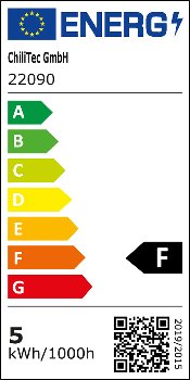 LED-Einbauleuchte "Flat-32dim" warmweiß / 80x32mm, 5W, 590lm, Edelstahl gebürstet