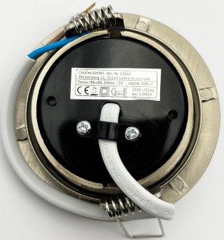 LED-Einbauleuchte "Flat-26" neutralweiß, 80x26mm, 3W, 390lm, Edelstahl gebürstet