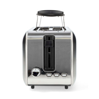 Toaster | 2 Lange Schlitze | Bräunungsstufen: 7 | Auftaufunktion | Aluminium / Silber