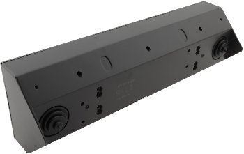 4-fach Steckdosenblock + 2x USB, schwarz / 250V~/ 16A, Aufbaumontage, USB 3,1A