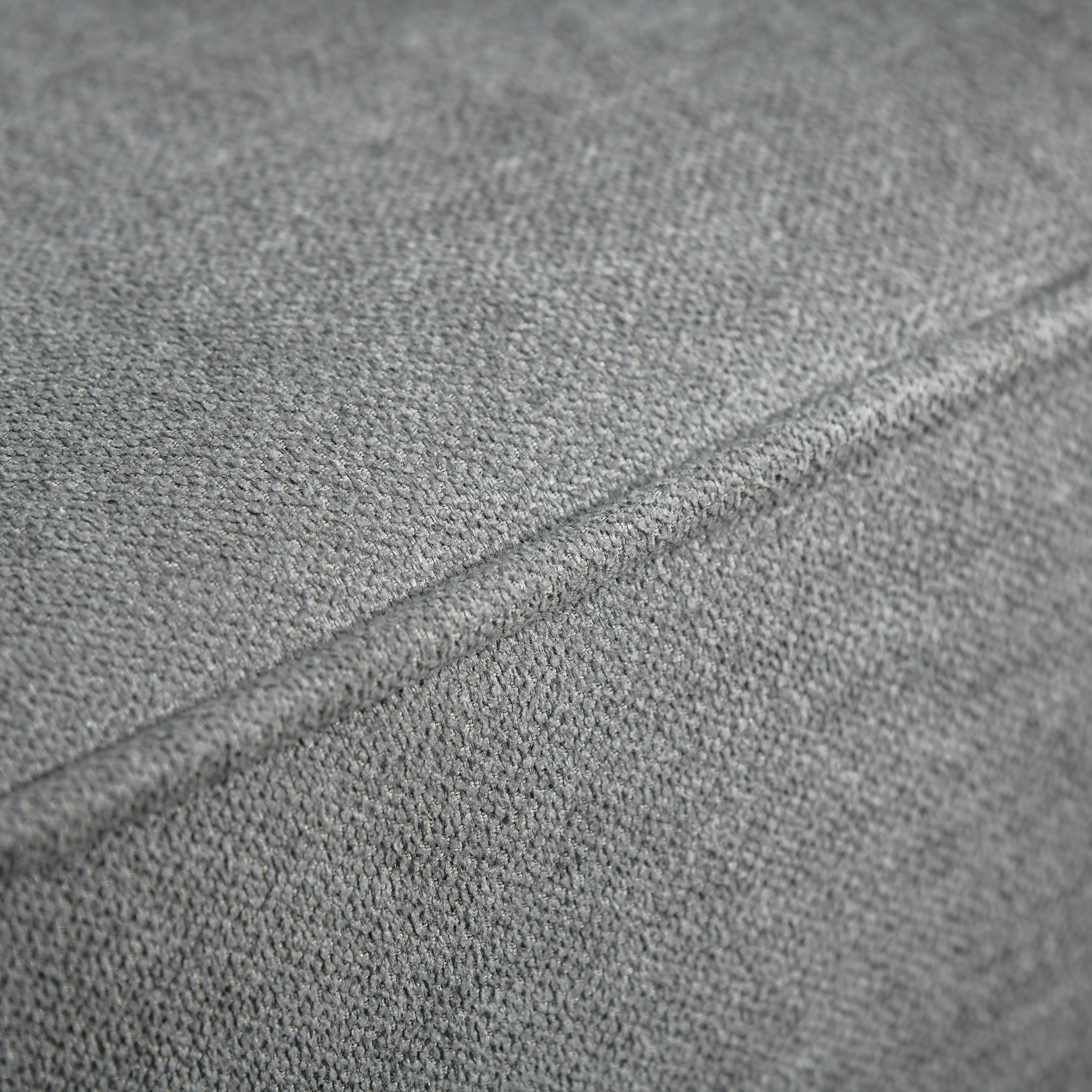 Schlafsofa 3-Sitzer Schlafcouch Stoffsofa Sofa mit Schlaffunktion Bettsofa mit verstellbarem Winkel Vintage Eukalyptusholz Baumwolle Grau