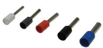 Aderendhülsen-Sortiment 0,5-2,5mm² / isoliert, in Streudose, 400-teilig