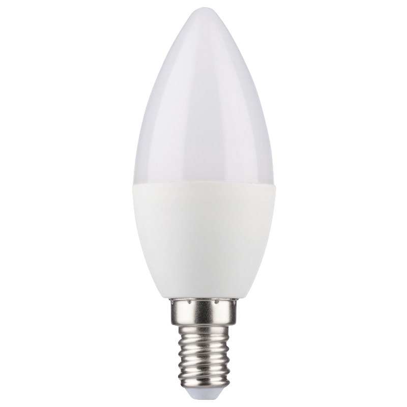 LED Kerzenlampe, E14, 5,5W, 470lm, 2700K, warmweiß, 3+1 Set