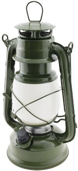 LED Camping Laterne "CT-CL Army" / ØxH 12x23,5cm, 4x AA, warmweiß, dimmbar