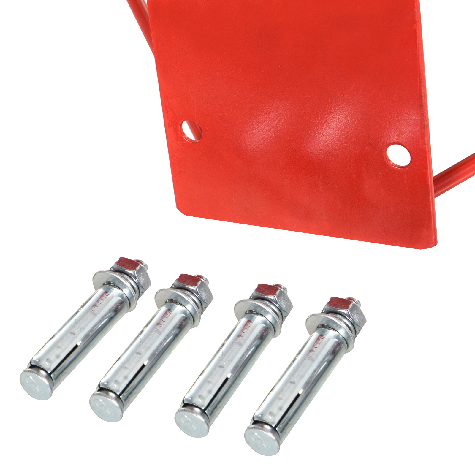 Basketballkorb, Indoor & Outdoor mit Ø46 cm Korb und Netz, Wandmontage, Basketball Board für Erwachsene, Rot + Blau + Weiß