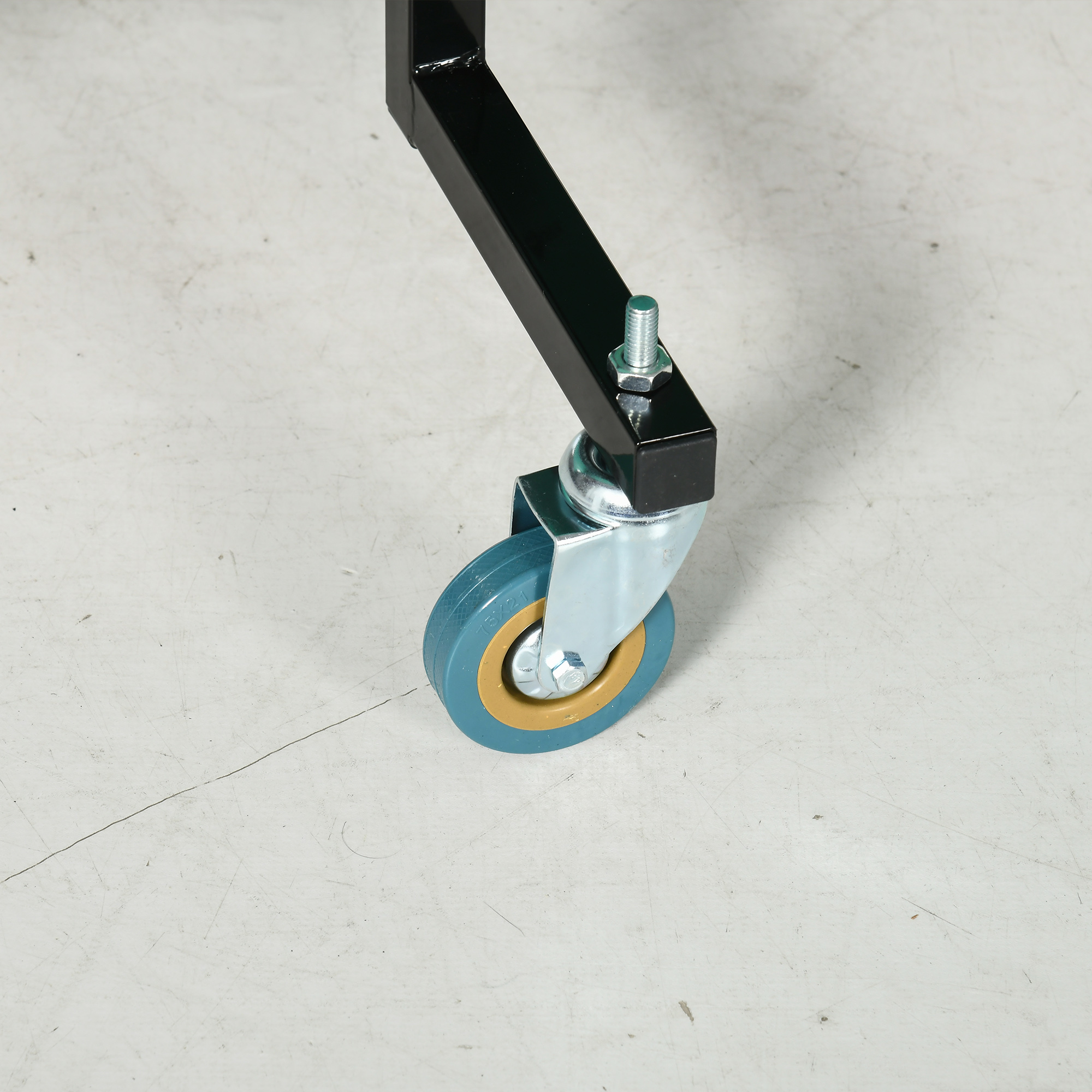 Tischtennisplatte Tischtennis-Set, klappbar, 8 Rollen, inkl. Schläger u. Bälle, 274 cm x 152.5 cm x 76 cm, Grün