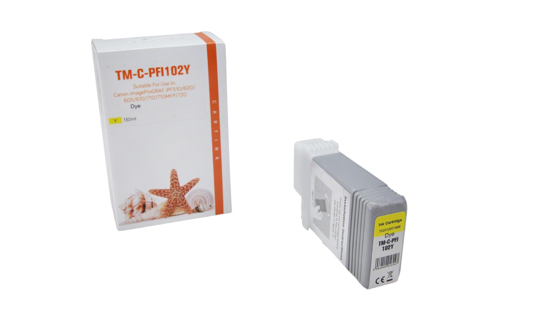 PFI102Y Refill Tinte yellow für Canon / 0898B001 / 130ml