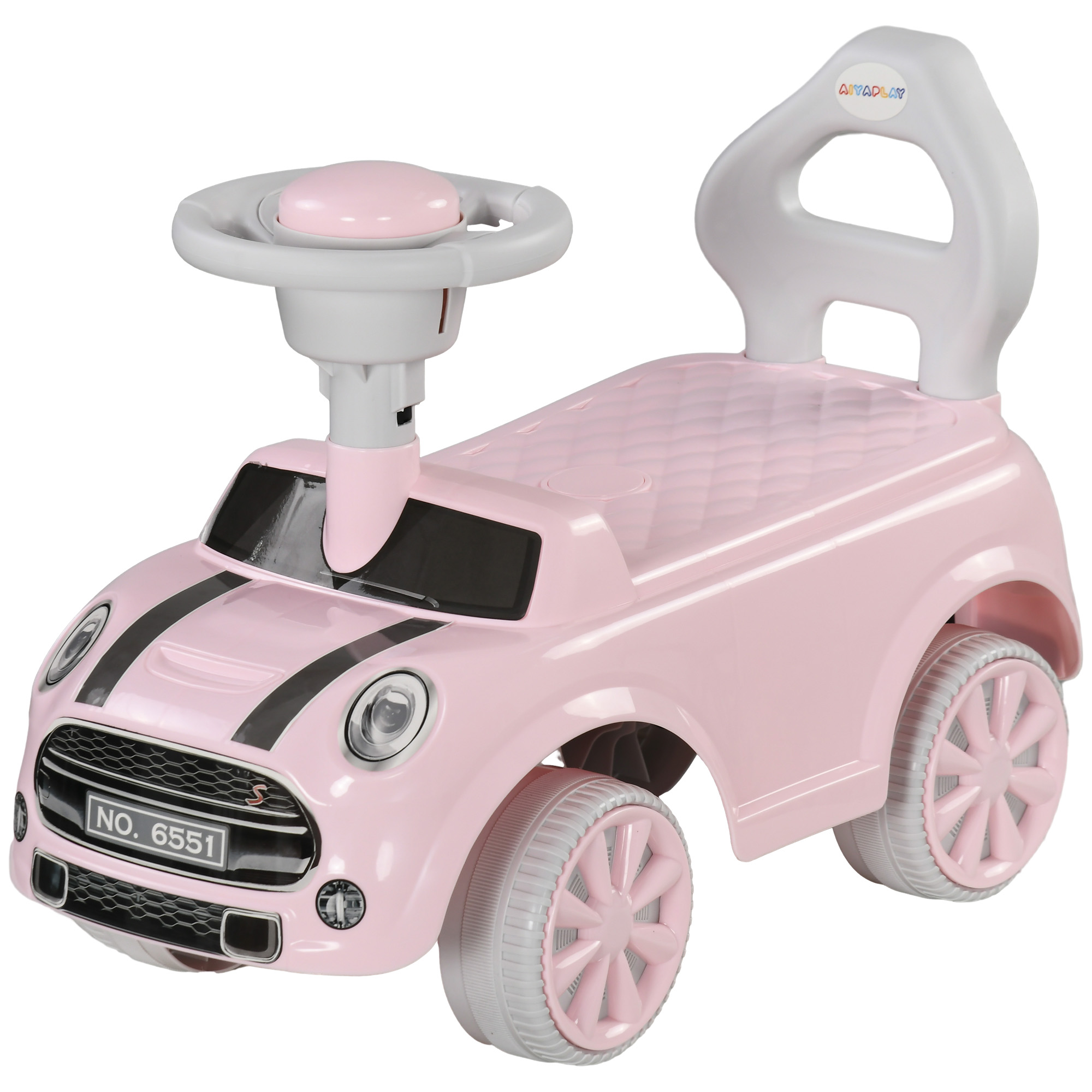 Rutschauto für Kinder, Kippschutz, Hupe, rutschfester Sitz, für 1,5-3 Jahre, bis 25 kg, Rosa Rutschauto für Kinder, Kippschutz, Hupe, rutschfester Sitz, für 1,5-3 Jahre, bis 25 kg, Rosa