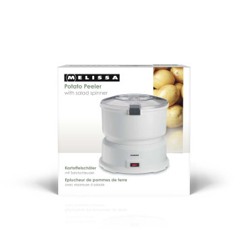 Kartoffelschäler mit Salatschleuder | 1000g Fassungsvermögen | 85 W | Weiß