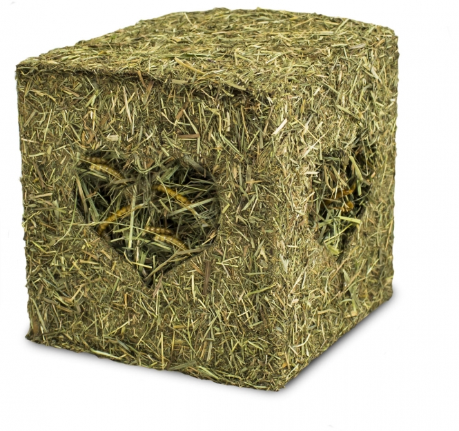 JR Farm Heu Würfel klein mit Mehlwürmern 125g JR Farm Heu Würfel klein mit Mehlwürmern 125g