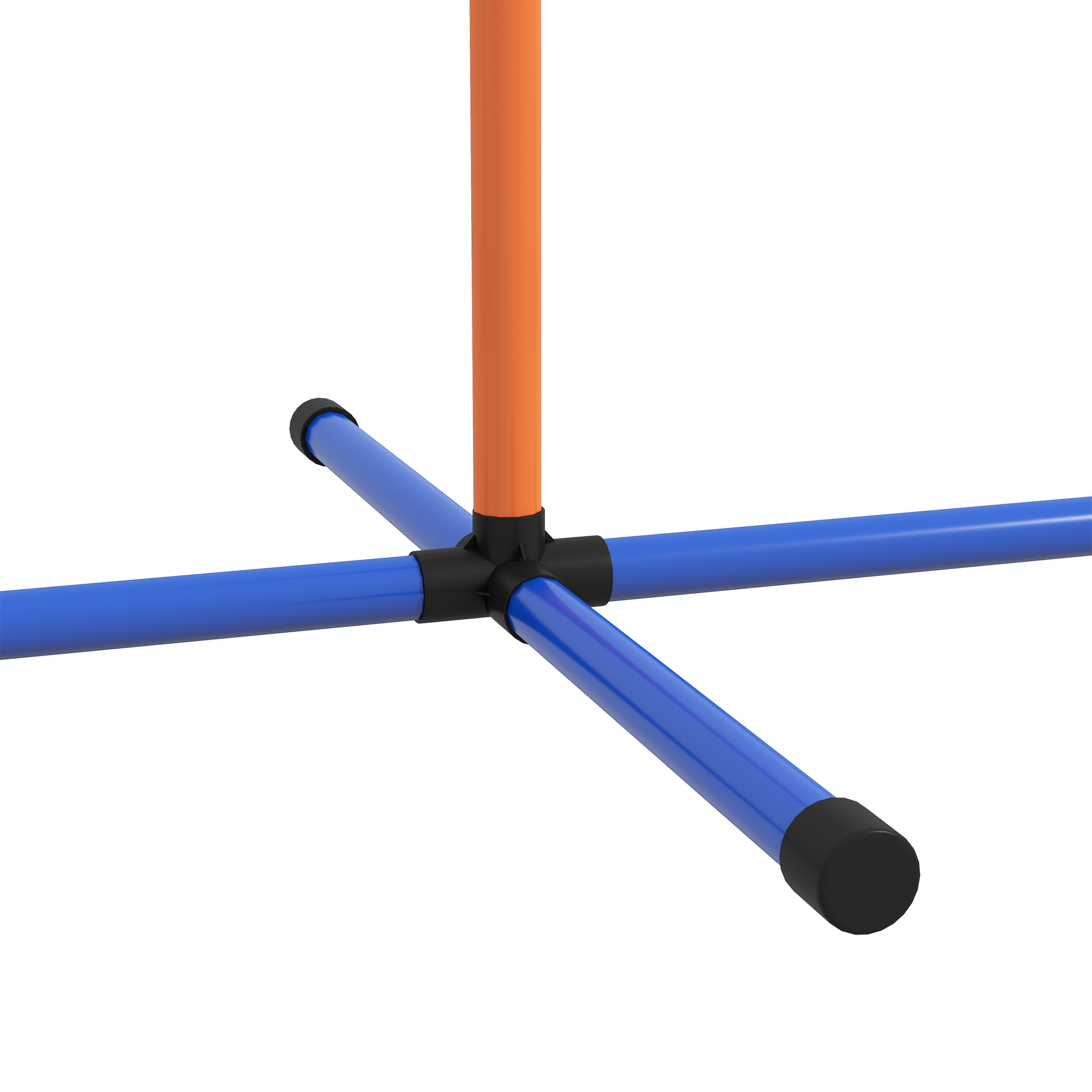 Hunde-Agiliy-Set Hundeparcours, 1 Reifen, 1 Hürde, 1 Slalom-Set, 352 cm x 66 cm x 69 cm, Blau + Rot