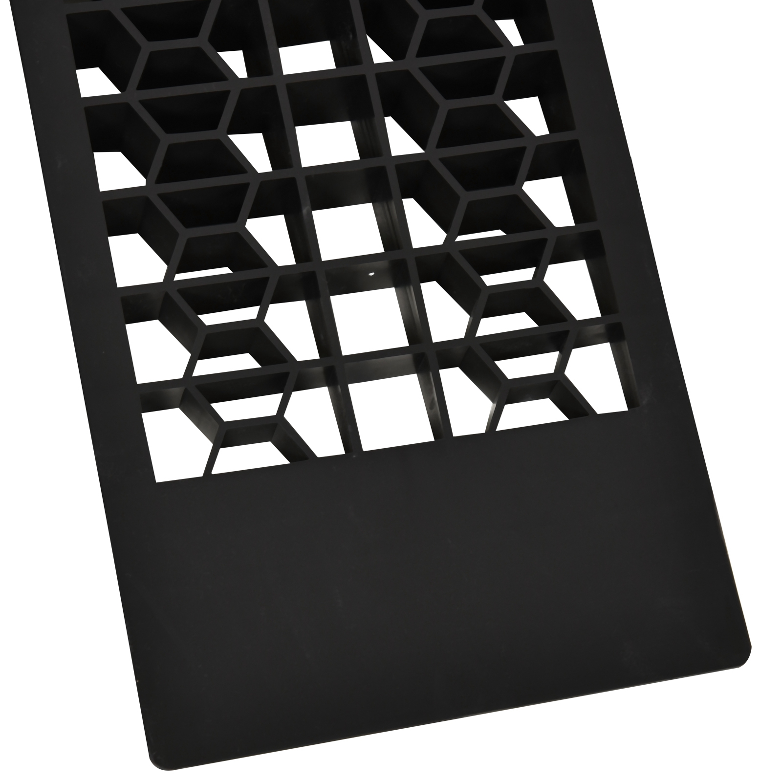 2-teiliges Auffahrrampen-Set, Schwellenrampe, Bordsteinrampe, Gummirampen, 3 Tonnen Tragkraft, Kunststoff, Schwarz