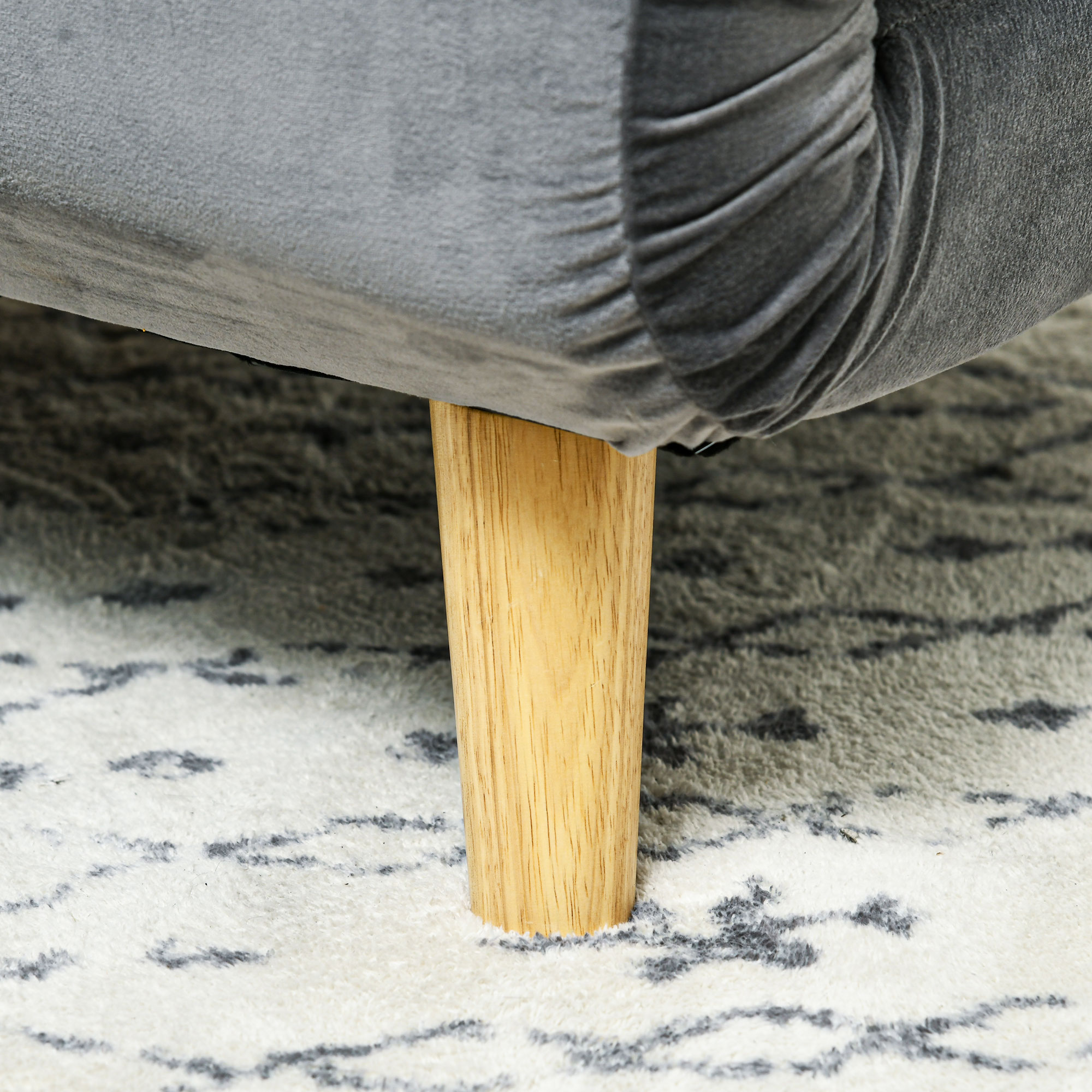 2-in-1 Sessel, Relaxsessel, Gästebett, 72 cm x 78 cm x 79 cm, Grau