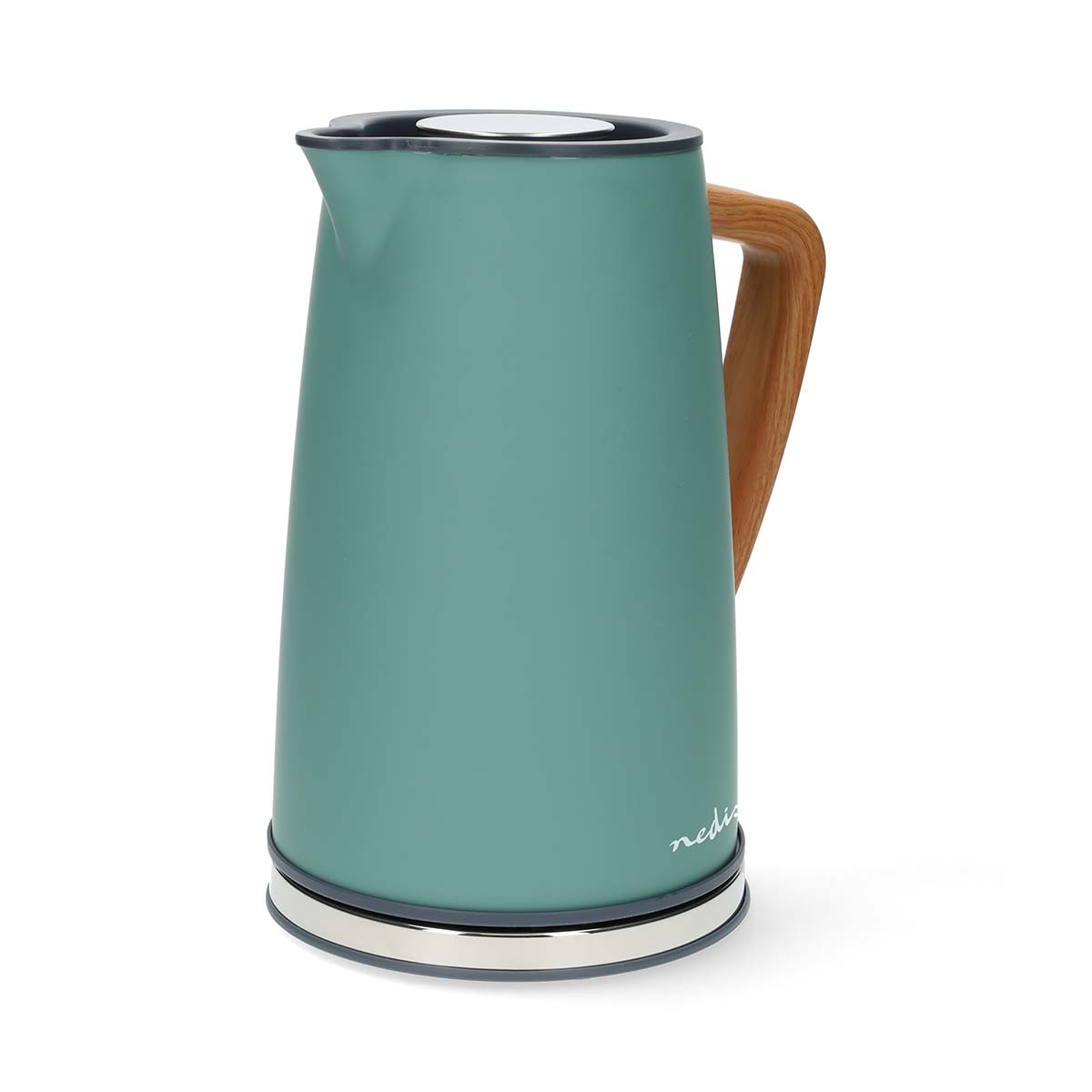 Wasserkocher | 1.7 l | Soft-Touch | Grün | Um 360 Grad drehbar | Verdecktes Heizelement | Strix Controller | Boil-dry protection