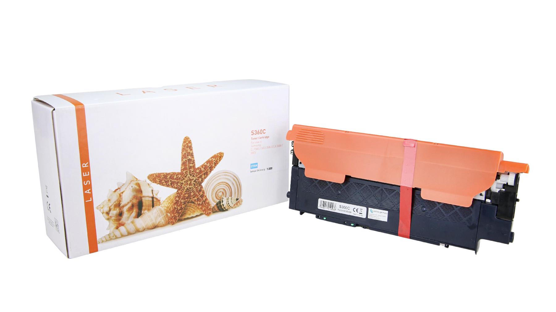 CLP360C alternativ Toner cyan für Samsung  / CLTC406S/ELS / 1.000 Seiten