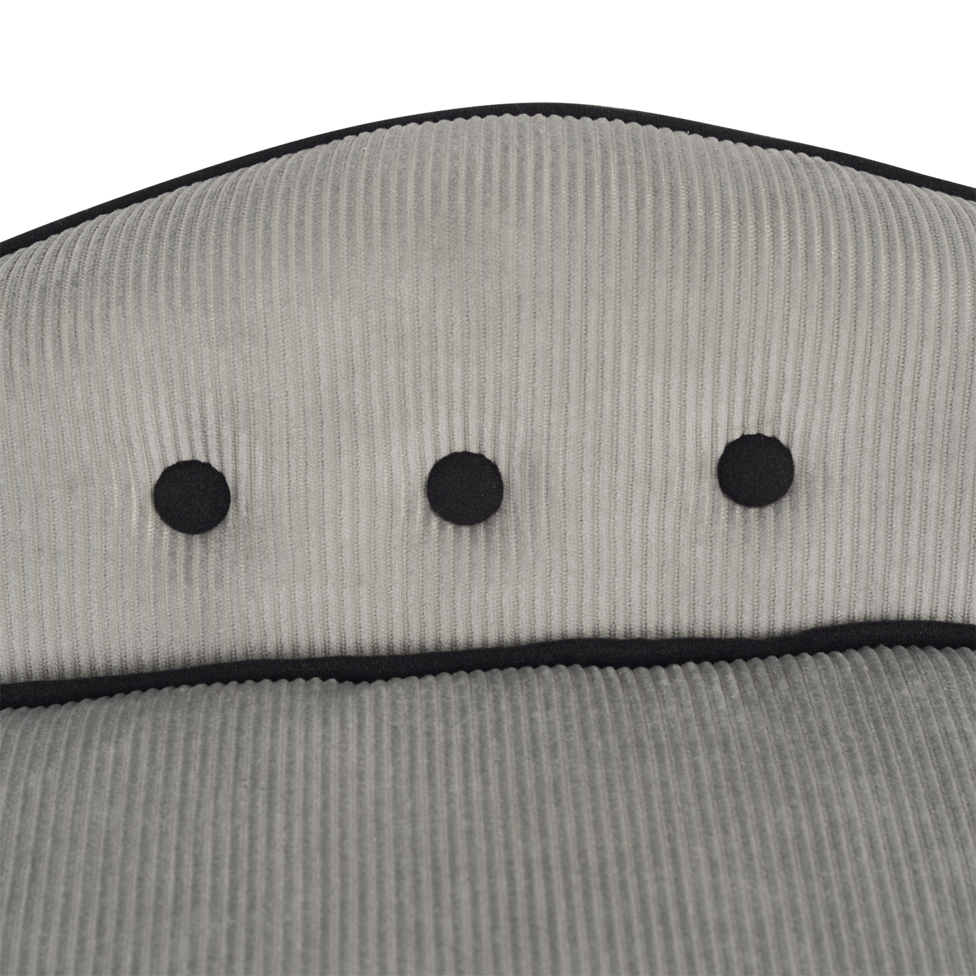 Haustiersofa, Hundebett, Hundematte, Hundesofa, Naturholz+Plüsch, Grau, 66,5 x 45 x 35,5 cm