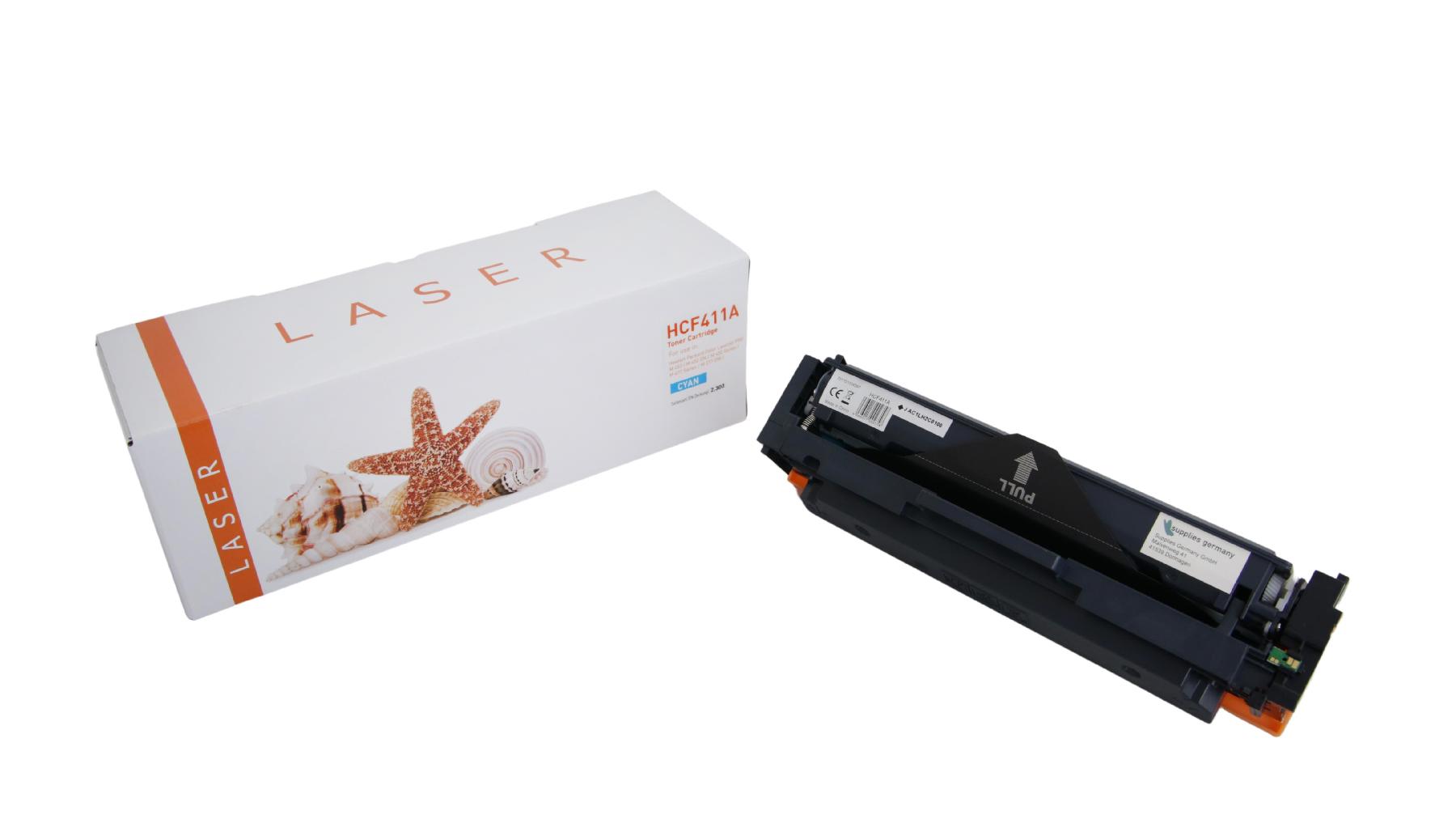 CF411A alternativ Toner Cyan für HP / CF411A / 2.300 Seiten CF411A alternativ Toner Cyan für HP / CF411A / 2.300 Seiten