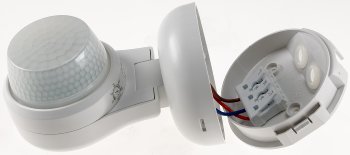 Aufputz-Bewegungsmelder 360° IP65, 12m Detektion, Wand & Decke, weiß