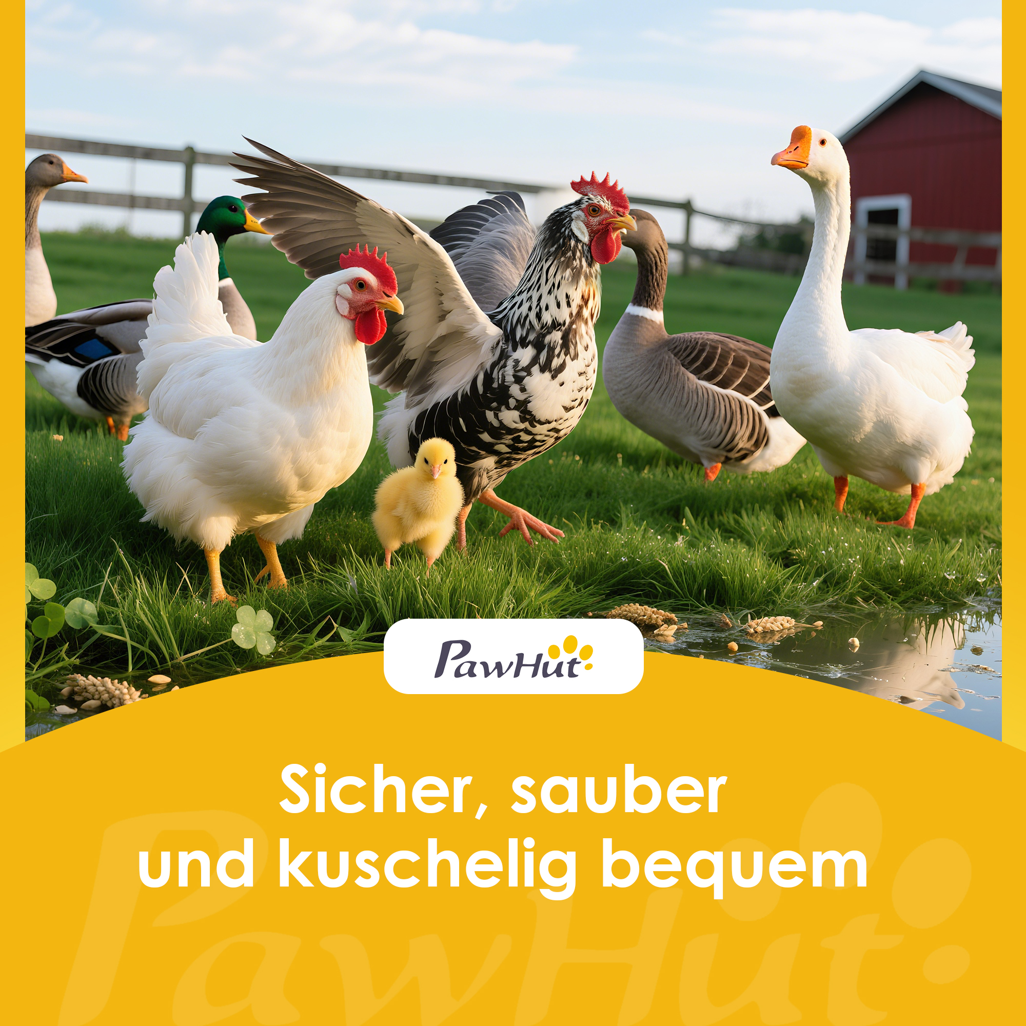 Legenest für Hühner, erhöhtes Hühnernest aus Holz mit 6 Fächer, 2 Sitzstangen für Kleintierstall 102 x 50 x 91 cm, Grau