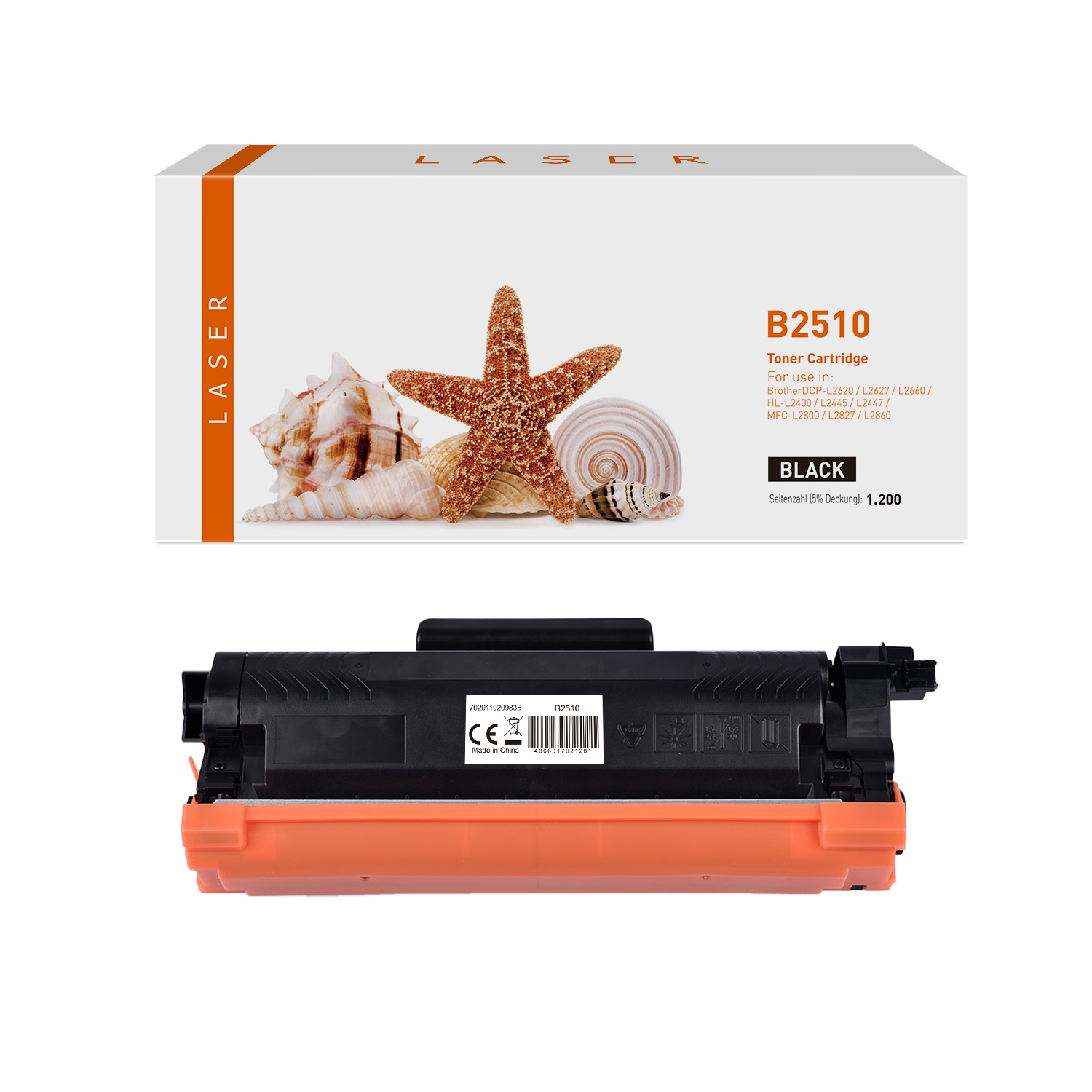 TN2510 alternativ Toner schwarz für Brother / TN2510 / 1.200 Seiten TN2510 alternativ Toner schwarz für Brother / TN2510 / 1.200 Seiten