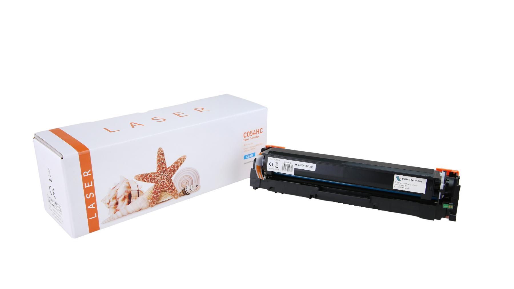 054HC alternativ Toner cyan für Canon / 3027C002 / 2.300 Seiten 054HC alternativ Toner cyan für Canon / 3027C002 / 2.300 Seiten