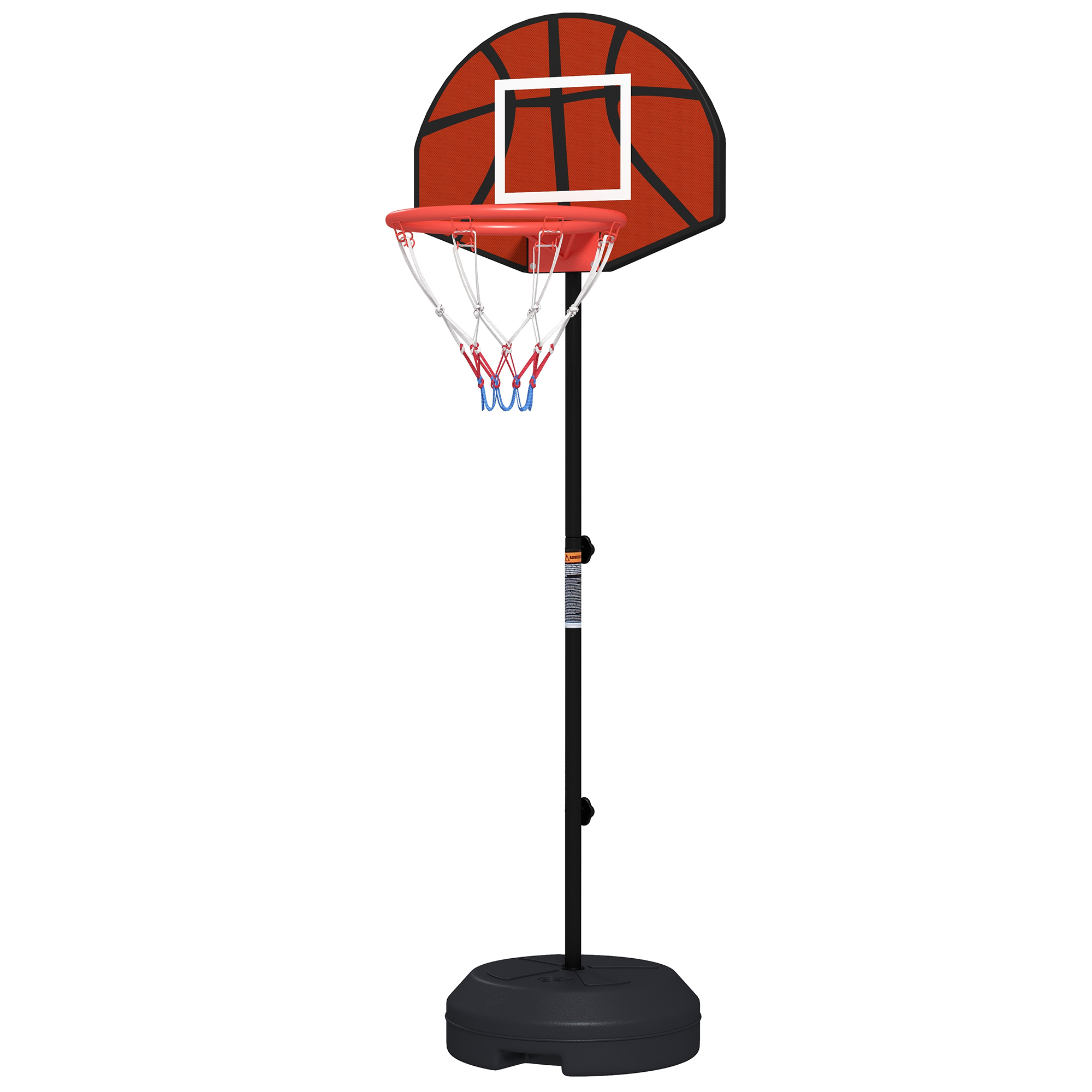Basketballständer, höhenverstellbar, Magnet-Dartscheibe, 98-148cm, Schwarz Basketballständer, höhenverstellbar, Magnet-Dartscheibe, 98-148cm, Schwarz