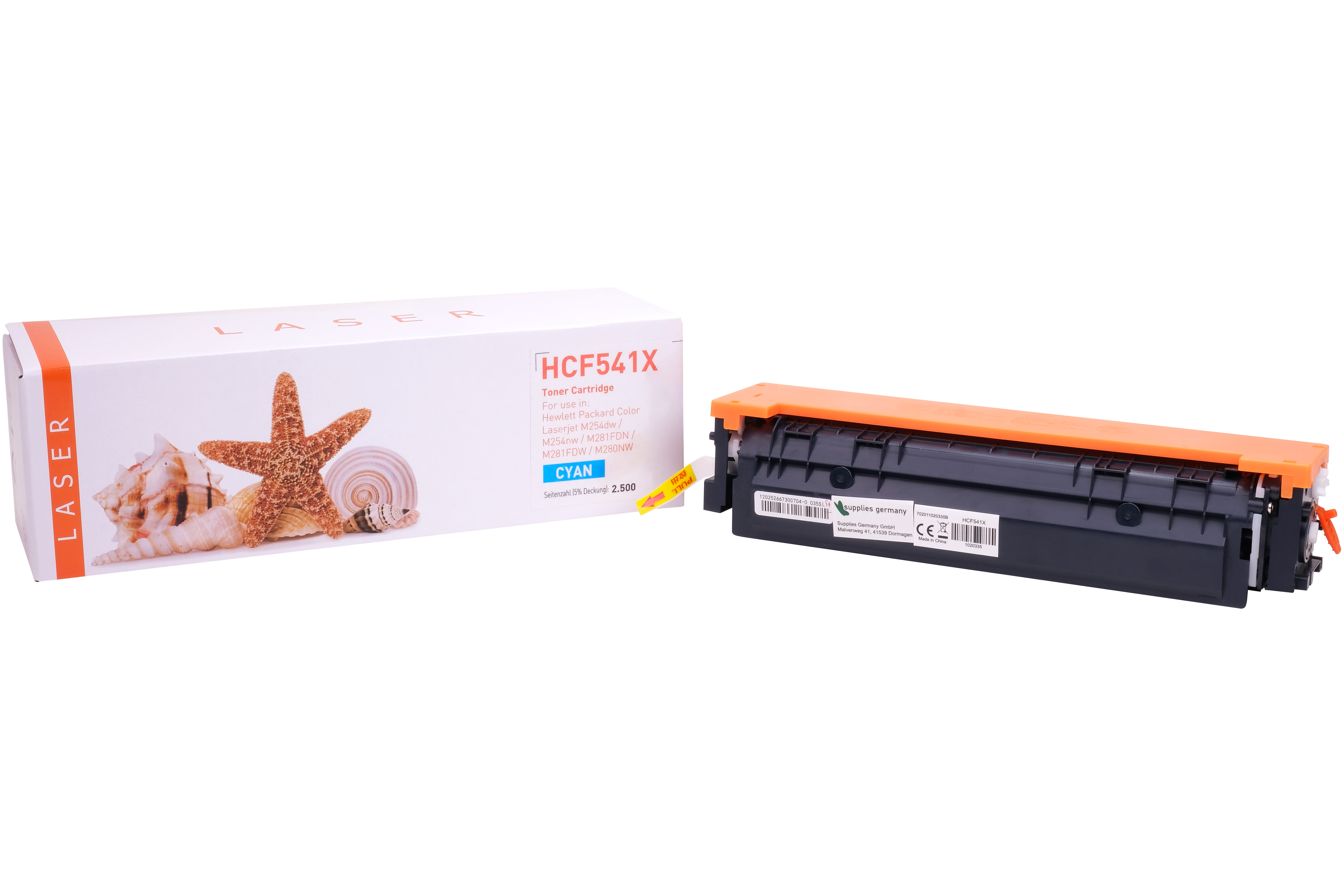 CF541X alternativ Toner cyan für HP / CF541X / 2.500 Seiten