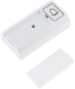 Funk-Klingeltaster "Pilota Porta" IP55, mit Namensfeld, Batteriebetrieb