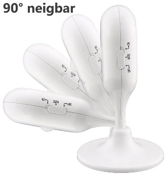 LED Leuchte mit PIR Bewegungsmelder, Batteriebetrieb, 3x AAA, neutralweiß