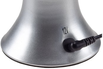 Lavalampe "CTL Funky LED" 40cm RGB / Wasser & Wachs: Klar, Body: schwarz